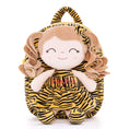 Bild in Galerie-Betrachter laden, Gloveleya 9 - inch Personalized Plush Curly Animal Dolls Backpack Gifts - Gloveleya Official
