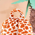 Bild in Galerie-Betrachter laden, Gloveleya 9 - inch Personalized Plush Curly Animal Dolls Backpack Giraffe - Gloveleya Official
