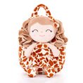 Carica l'immagine nel visualizzatore della galleria, Gloveleya 9 - inch Personalized Plush Curly Animal Dolls Backpack Series - Gloveleya Official
