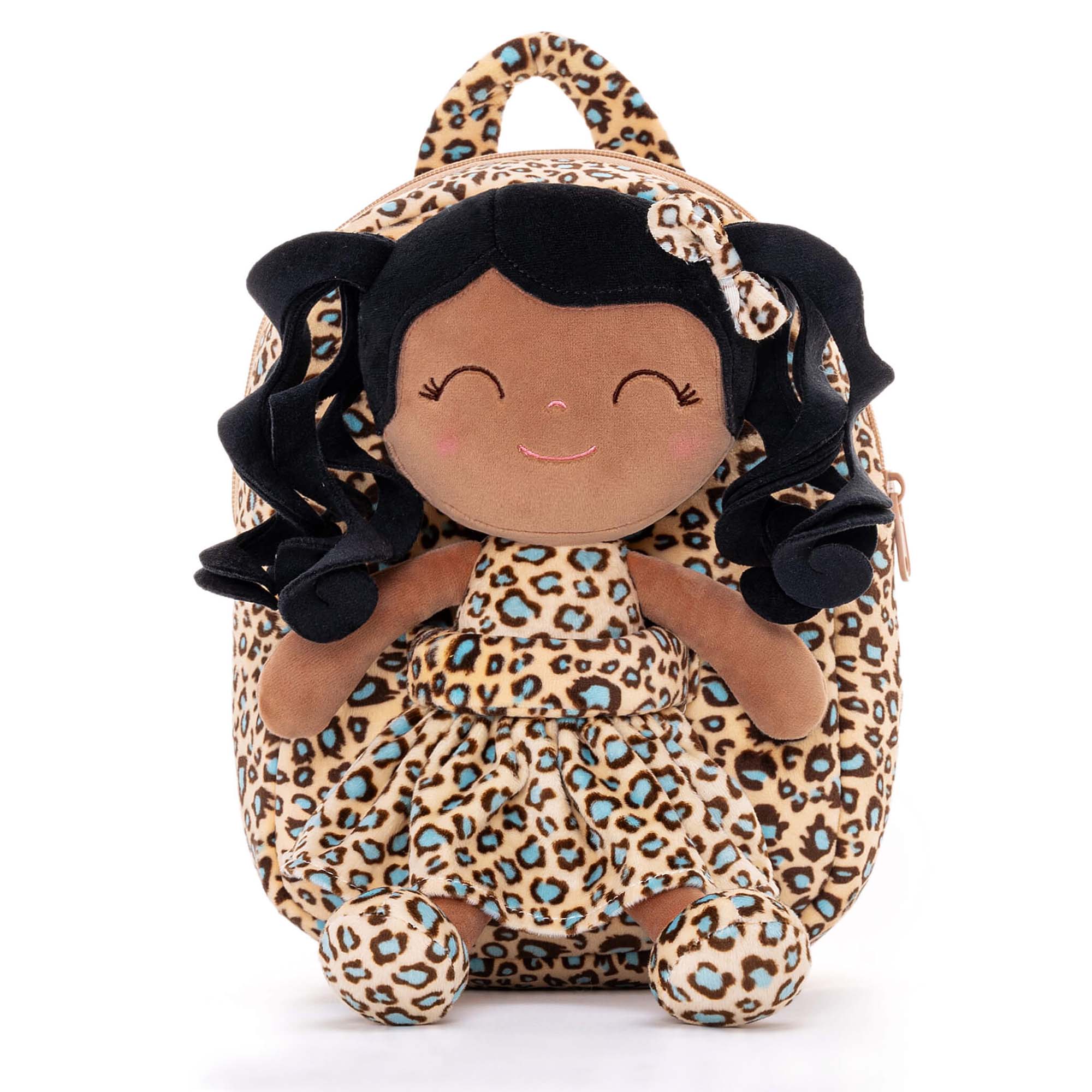 Gloveleya 9 - inch Personalized Plush Curly Animal Dolls Backpack Series - Gloveleya Official