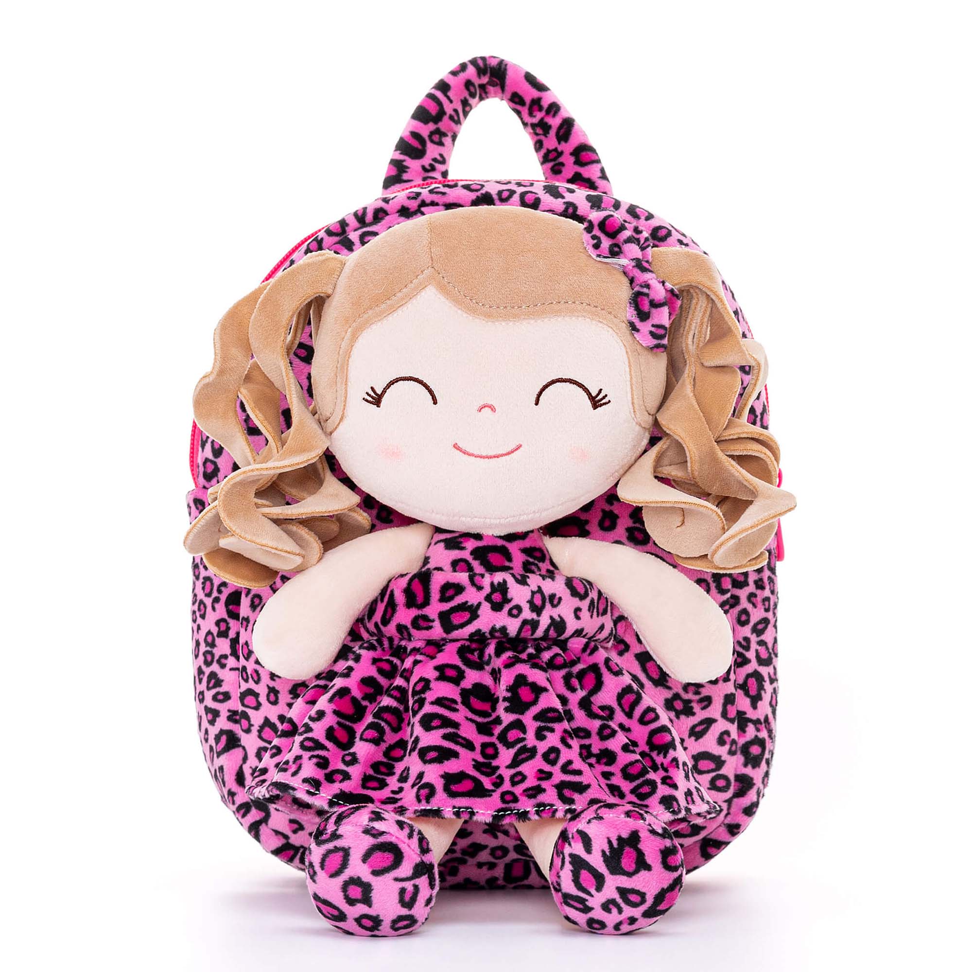 Gloveleya 9 - inch Personalized Plush Curly Animal Dolls Backpack Series - Gloveleya Official