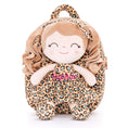 Bild in Galerie-Betrachter laden, Gloveleya 9 - inch Personalized Plush Curly Animal Leopard Dolls Backpack Skinny - Gloveleya Official
