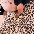 Bild in Galerie-Betrachter laden, Gloveleya 9 - inch Personalized Plush Curly Animal Leopard Dolls Backpack Tanned - Gloveleya Official
