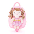 Bild in Galerie-Betrachter laden, Gloveleya 9 - inch Personalized Plush Curly Ballet Girl Dolls Backpack Gifts Ballet Dream - Gloveleya Official
