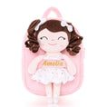 Cargar la imagen en la vista de la galería, Gloveleya 9 - inch Personalized Plush Curly Ballet Girl Dolls Backpack Gifts Ballet Dream - Gloveleya Official
