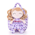 Load image into Gallery viewer, Gloveleya 9 - inch Personalized Plush Curly Fruit Dolls Backpack Grape - Gloveleya Official
