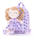 Load image into Gallery viewer, Gloveleya 9 - inch Personalized Plush Curly Fruit Dolls Backpack Grape - Gloveleya Official
