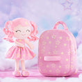 Cargar la imagen en la vista de la galería, Gloveleya 9 - inch Personalized Plush Curly Star Dolls Backpack Gifts - Gloveleya Official
