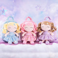 Cargar la imagen en la vista de la galería, Gloveleya 9 - inch Personalized Plush Curly Star Dolls Backpack Series - Gloveleya Official
