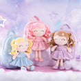 Load image into Gallery viewer, Gloveleya 9 - inch Personalized Plush Curly Star Dolls Backpack Series - Gloveleya Official
