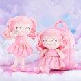 Cargar la imagen en la vista de la galería, Gloveleya 9 - inch Personalized Plush Curly Star Dolls Backpack Series - Gloveleya Official
