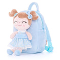 Bild in Galerie-Betrachter laden, Gloveleya 9 - inch Personalized Spring Girl Backpacks Blue - Gloveleya Official
