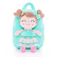 Cargar la imagen en la vista de la galería, Gloveleya 9 - inch Personalized Spring Girl Backpacks Green - Gloveleya Official
