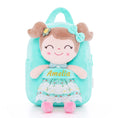 Bild in Galerie-Betrachter laden, Gloveleya 9 - inch Personalized Spring Girl Backpacks Green - Gloveleya Official
