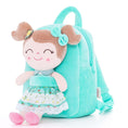 Bild in Galerie-Betrachter laden, Gloveleya 9 - inch Personalized Spring Girl Backpacks Green - Gloveleya Official
