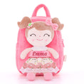 Bild in Galerie-Betrachter laden, Gloveleya 9 - inch Personalized Spring Girl Backpacks Pink - Gloveleya Official
