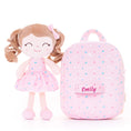 Load image into Gallery viewer, Gloveleya 9 - inch Personalized Spring Girl Love Heart Dolls Backpacks Pink - Gloveleya Official
