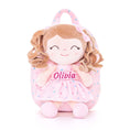 Load image into Gallery viewer, Gloveleya 9 - inch Personalized Spring Girl Love Heart Dolls Backpacks Pink - Gloveleya Official
