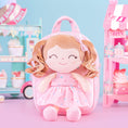 Load image into Gallery viewer, Gloveleya 9 - inch Personalized Spring Girl Love Heart Dolls Backpacks Pink - Gloveleya Official
