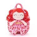 Carica l'immagine nel visualizzatore della galleria, Gloveleya 9 - inch Personalized Spring Girl Love Heart Dolls Backpacks Red Pink - Gloveleya Official
