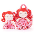 Cargar la imagen en la vista de la galería, Gloveleya 9 - inch Personalized Spring Girl Love Heart Dolls Backpacks Red Pink - Gloveleya Official
