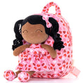 Load image into Gallery viewer, Gloveleya 9 - inch Personalized Spring Girl Love Heart Dolls Backpacks Tanned Pink - Gloveleya Official
