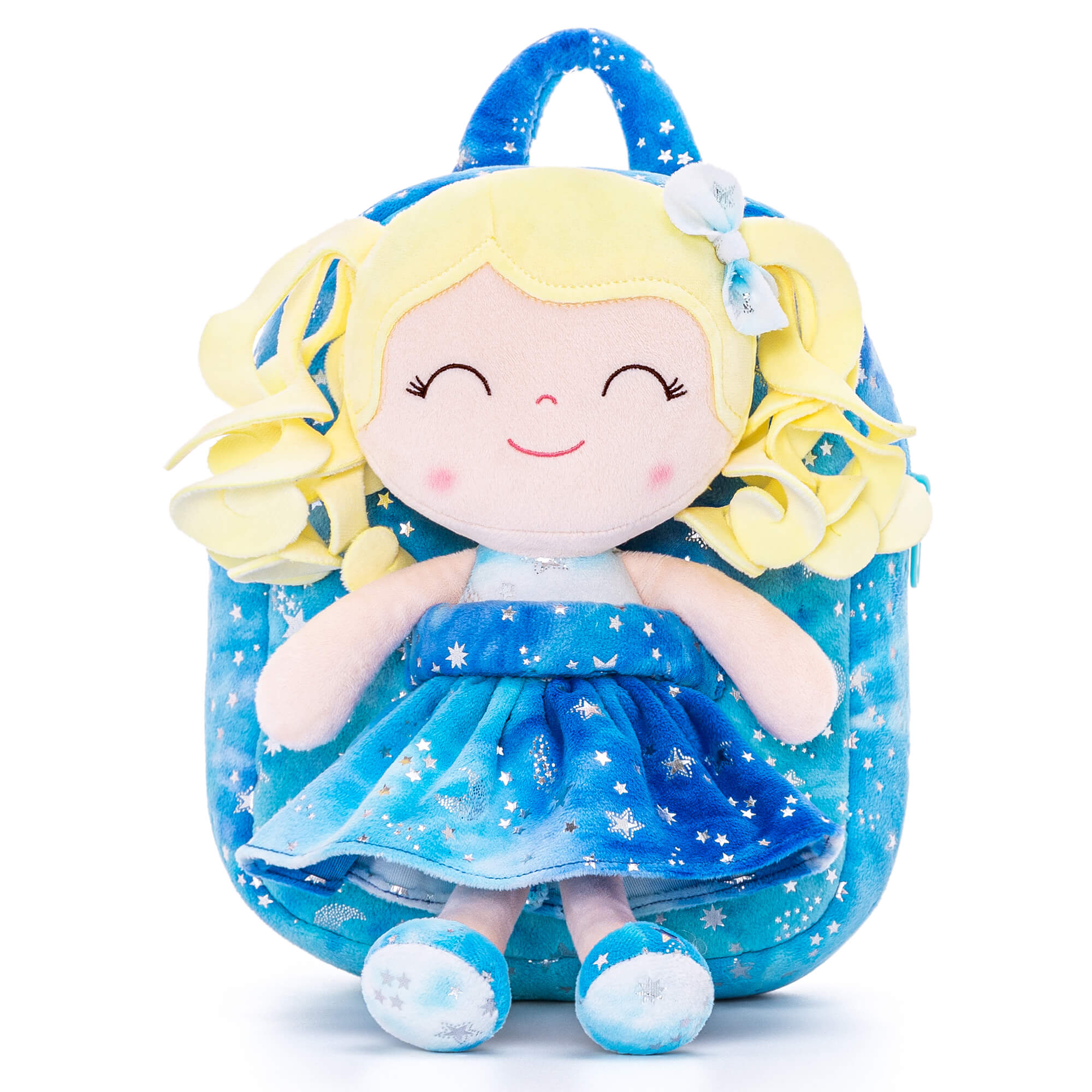 Gloveleya 9 - inch Personalized Starry Sky Girl Backpack Blue - Gloveleya Official