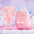 Load image into Gallery viewer, Gloveleya 9 - inch Personalized Starry Sky Girl Backpack Coral - Gloveleya Official
