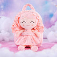 Cargar la imagen en la vista de la galería, Gloveleya 9 - inch Personalized Starry Sky Girl Backpack Coral - Gloveleya Official
