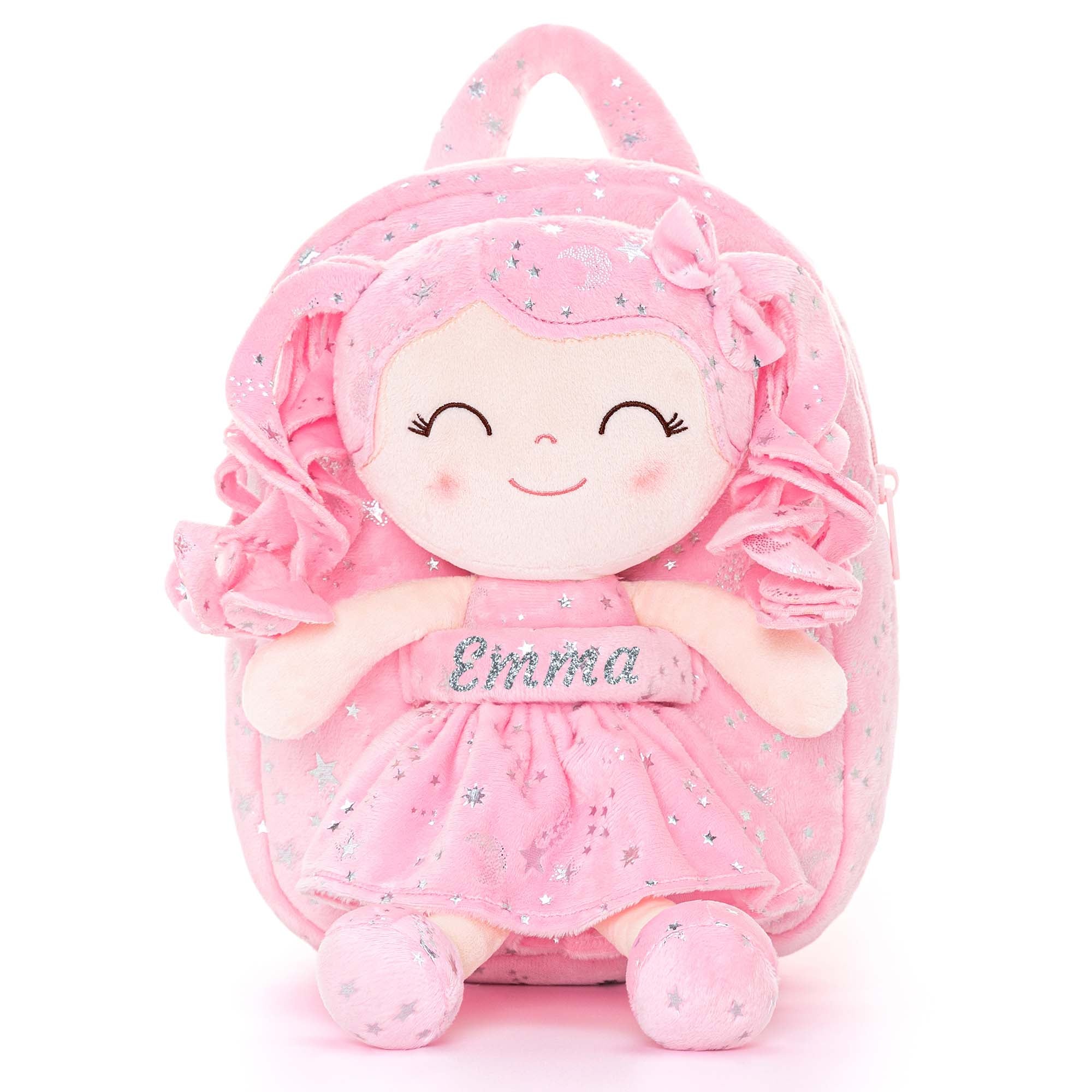 Gloveleya 9 - inch Personalized Starry Sky Girl Backpack Pink - Gloveleya Official