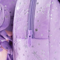 Load image into Gallery viewer, Gloveleya 9 - inch Personalized Starry Sky Girl Backpack Purple - Gloveleya Official
