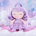 Load image into Gallery viewer, Gloveleya 9 - inch Personalized Starry Sky Girl Backpack Purple - Gloveleya Official
