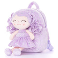 Cargar la imagen en la vista de la galería, Gloveleya 9 - inch Personalized Starry Sky Girl Backpack Purple - Gloveleya Official
