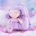 Load image into Gallery viewer, Gloveleya 9 - inch Personalized Starry Sky Girl Backpack Purple - Gloveleya Official
