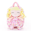 Load image into Gallery viewer, Gloveleya 9 - inch Personalized Toddler Backpack Curly Girl Doll Fruit Series Backpack - Gloveleya Official
