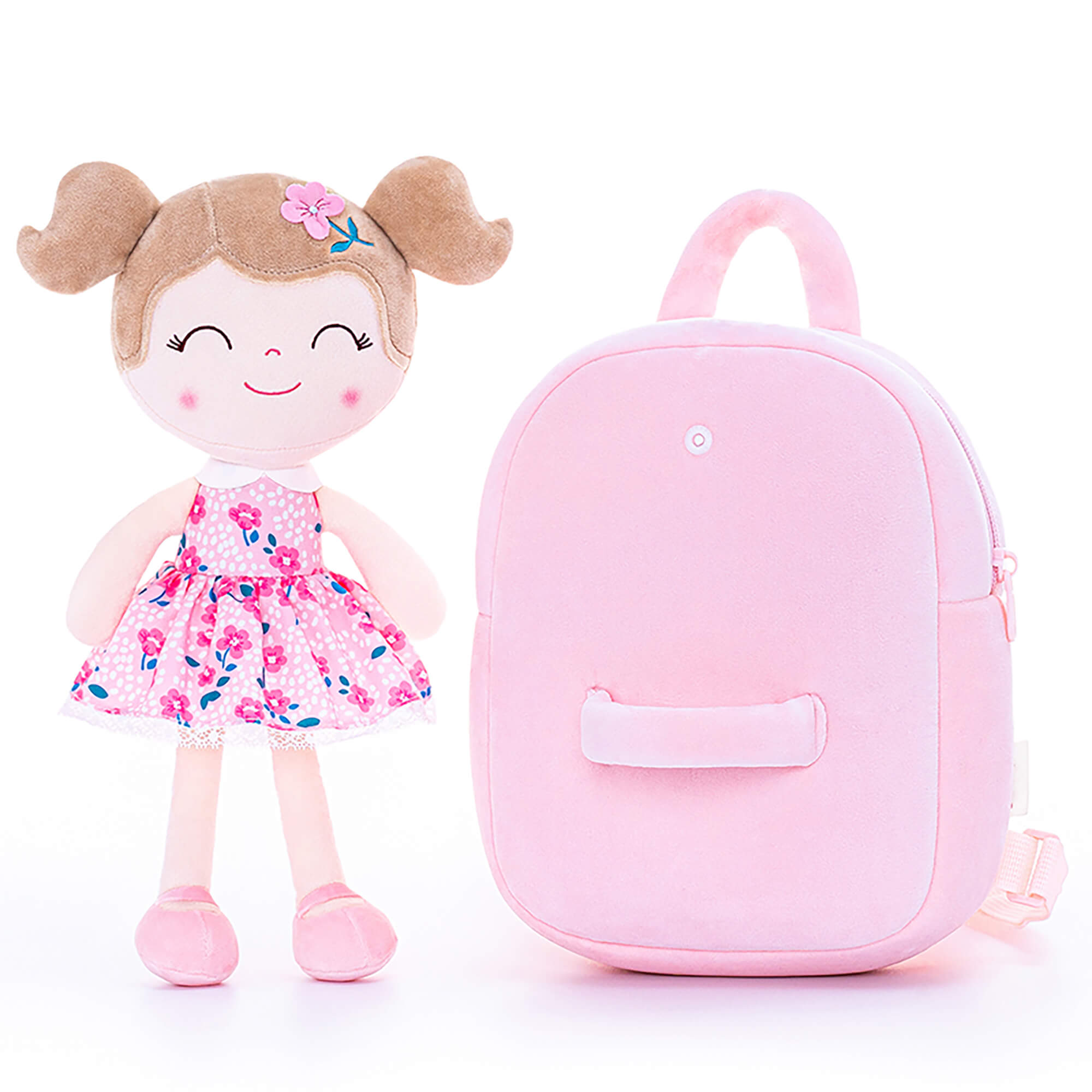 Gloveleya 9 - inch Toddler Girls Backpack Girl Gifts with Flower Fairy Girls Doll in Cherry Blossom Skirt - Gloveleya Official