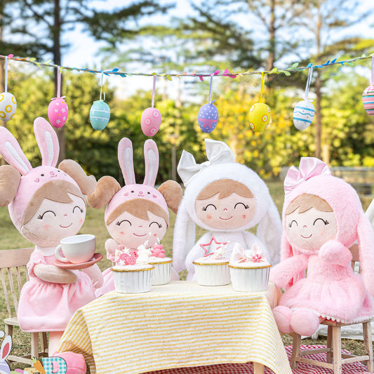 Gloveleya 12-inch Personalized Plush Bunny Doll Series