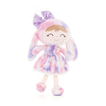 Charger l'image dans la visionneuse de la galerie, Gloveleya 12-inch Personalized Plush Bunny Doll Pink Purple - Gloveleya Offical
