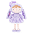 Cargar la imagen en la vista de la galería, Gloveleya 12-inch Personalized Plush Bunny Doll Purple - Gloveleya Offical
