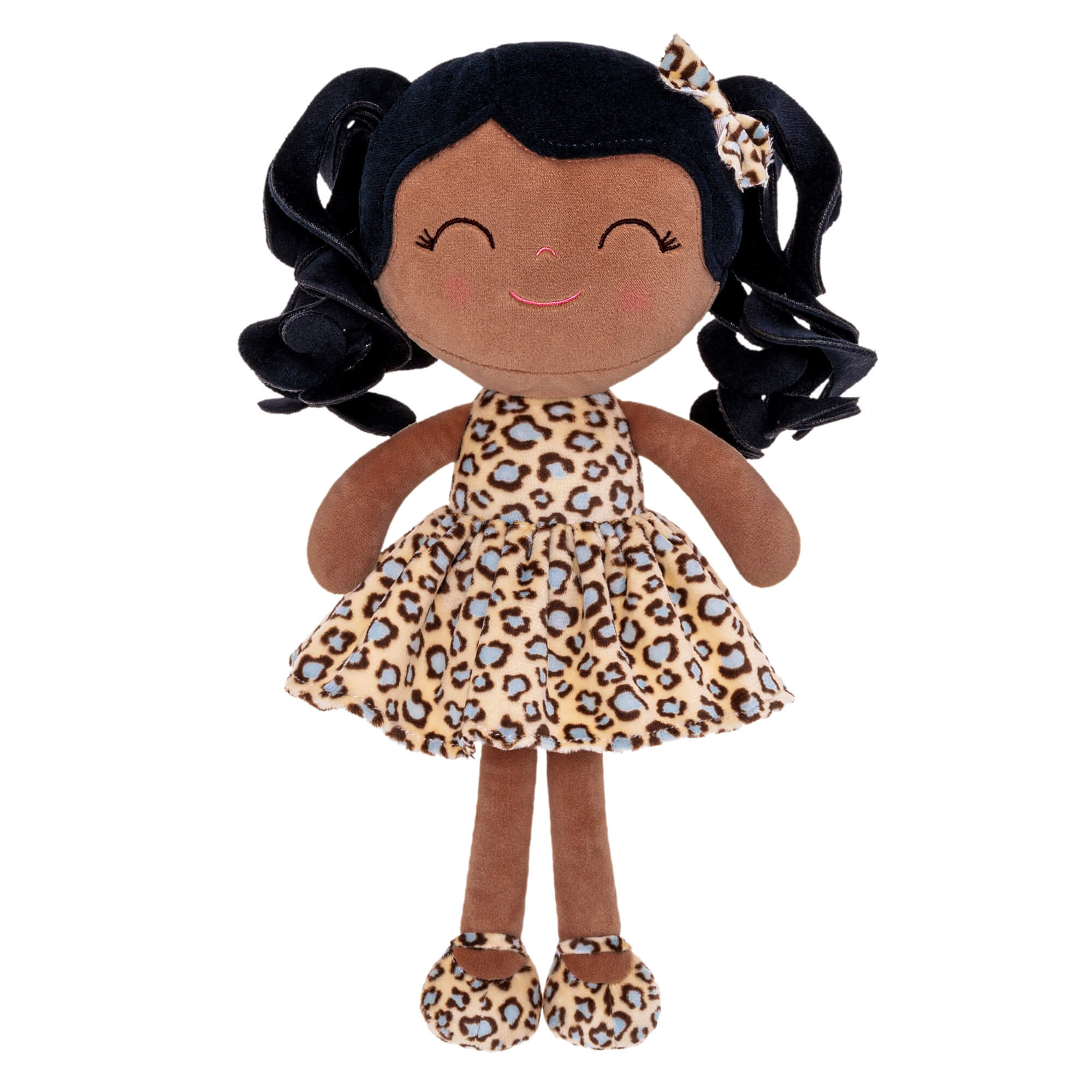 Gloveleya 12-inch Personalized Plush Jungle Animal Doll Tanned Leopard - Gloveleya Offical