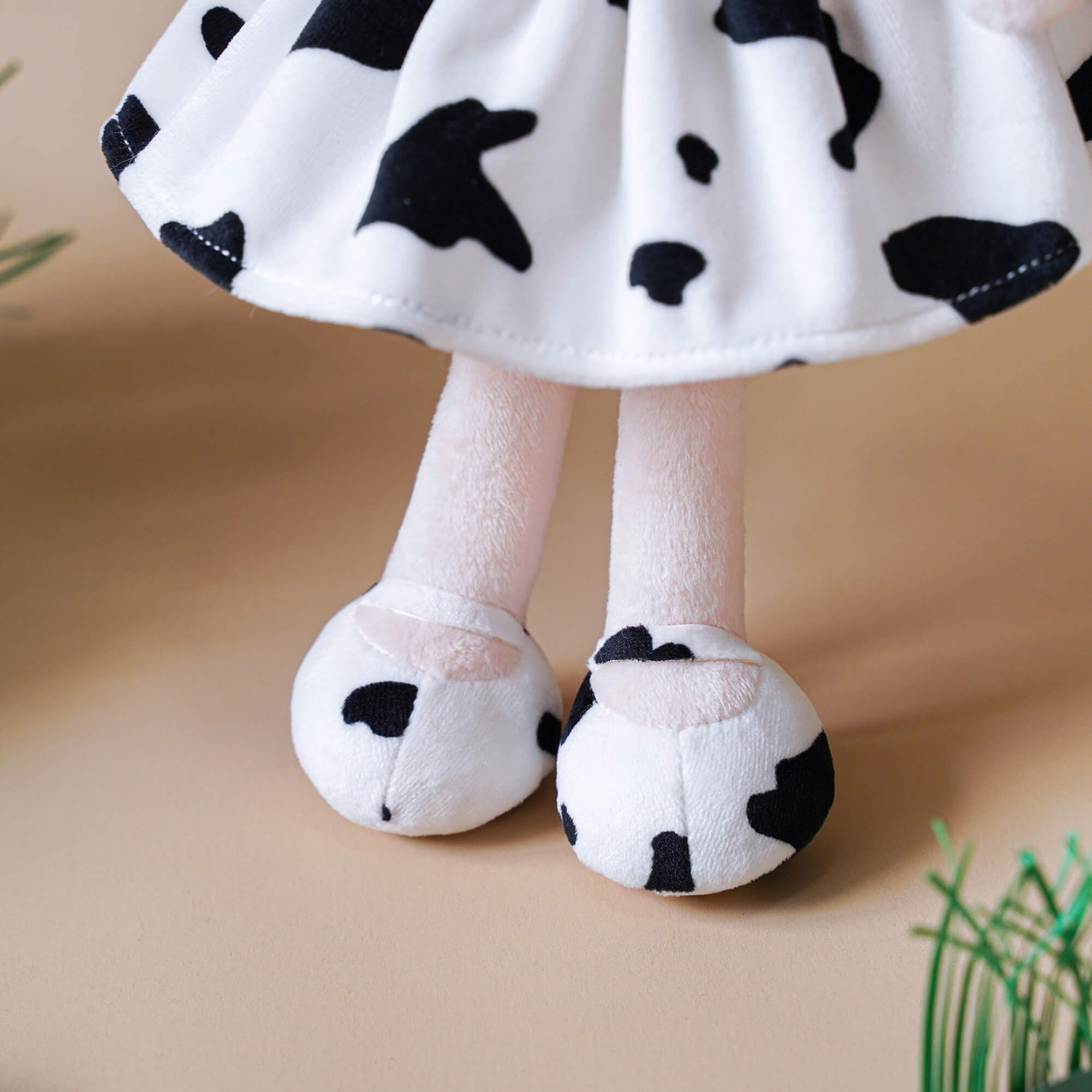 Gloveleya 12-inch Personalized Plush Jungle Animal Doll Cow - Gloveleya Offical