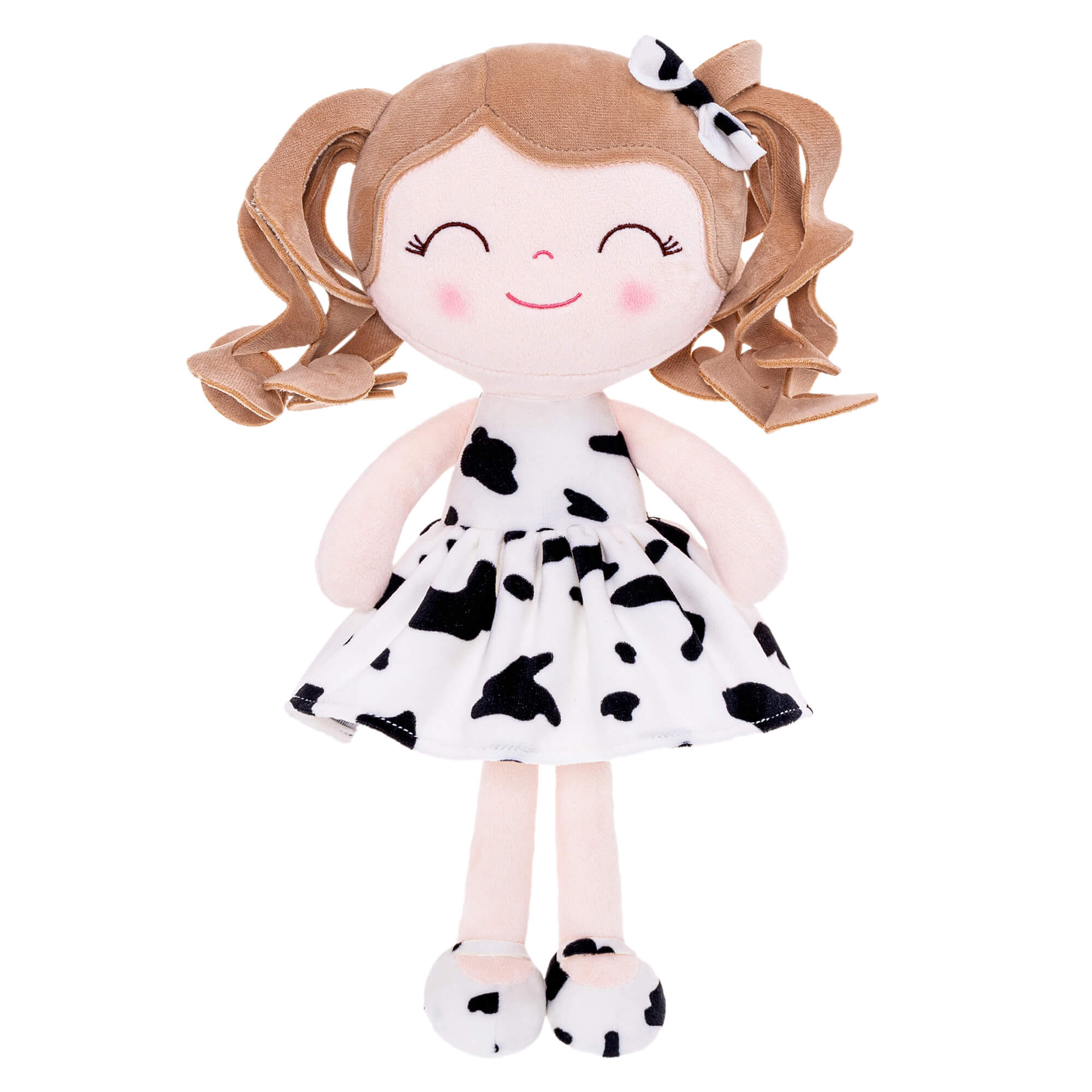 Gloveleya 12-inch Personalized Plush Jungle Animal Doll Cow - Gloveleya Offical