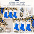 Load image into Gallery viewer, Gloveleya Blue Christmas Stockings – Set of 6 - Gloveleya Official
