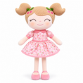 Bild in Galerie-Betrachter laden, Gloveleya 16-inch pink Cherry Girl doll - white background
