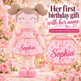 Bild in Galerie-Betrachter laden, Gloveleya 16-inch pink Cherry Girl doll - personalized Sophia gift gallery 2
