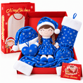 Load image into Gallery viewer, Gloveleya Christmas Doll Gift Box – 8-Piece 10th Anniversary Limited Edition – Blue - Gloveleya Official
