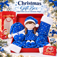 Load image into Gallery viewer, Gloveleya Christmas Doll Gift Box – 8-Piece 10th Anniversary Limited Edition – Blue - Gloveleya Official
