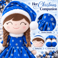 Load image into Gallery viewer, Gloveleya Christmas Doll Gift Box – 8-Piece 10th Anniversary Limited Edition – Blue - Gloveleya Official

