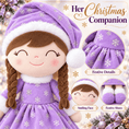 Load image into Gallery viewer, Gloveleya Christmas Doll Gift Box – 8-Piece 10th Anniversary Limited Edition – Purple - Gloveleya Official
