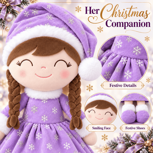 Gloveleya Christmas Doll Gift Box – 8-Piece 10th Anniversary Limited Edition – Purple - Gloveleya Official